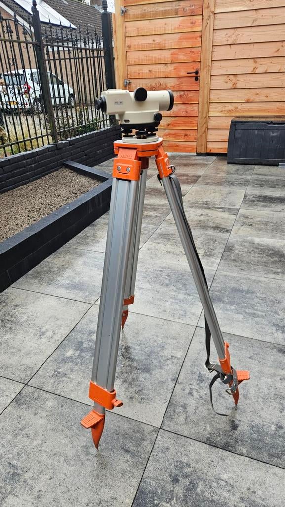 Professionele Pentax Waterpas met Driepoot, Doe-het-zelf en Verbouw, Meetapparatuur, Gebruikt, Overige meters, Ophalen