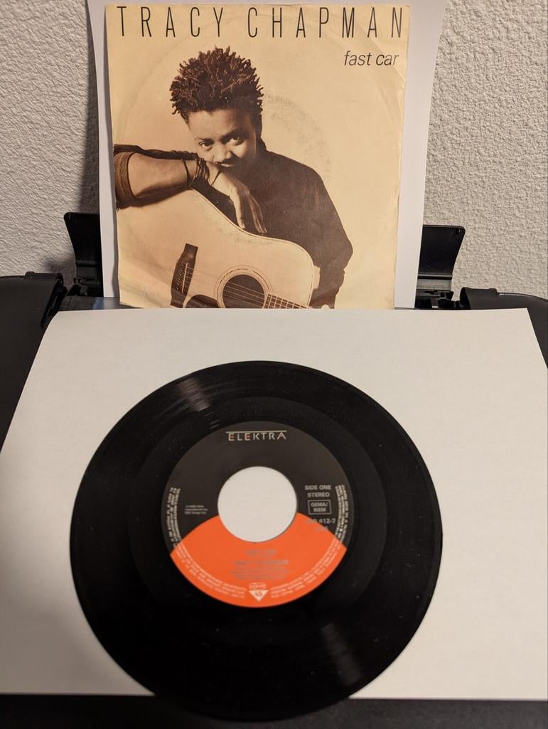Tracy Chapman - Fast Car ( vinyl single), Cd's en Dvd's, Vinyl Singles, Ophalen of Verzenden, Gebruikt, Pop