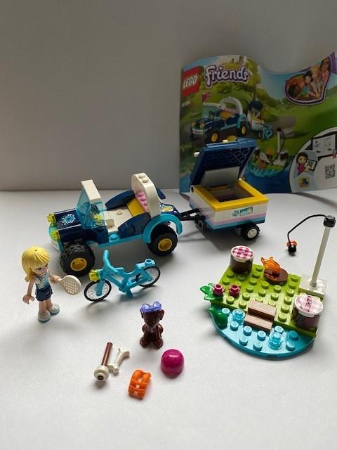 Lego 41364 Friends Stephanie's buggy en aanhanger fiets, Ophalen, Lego, Friends, Zo goed als nieuw