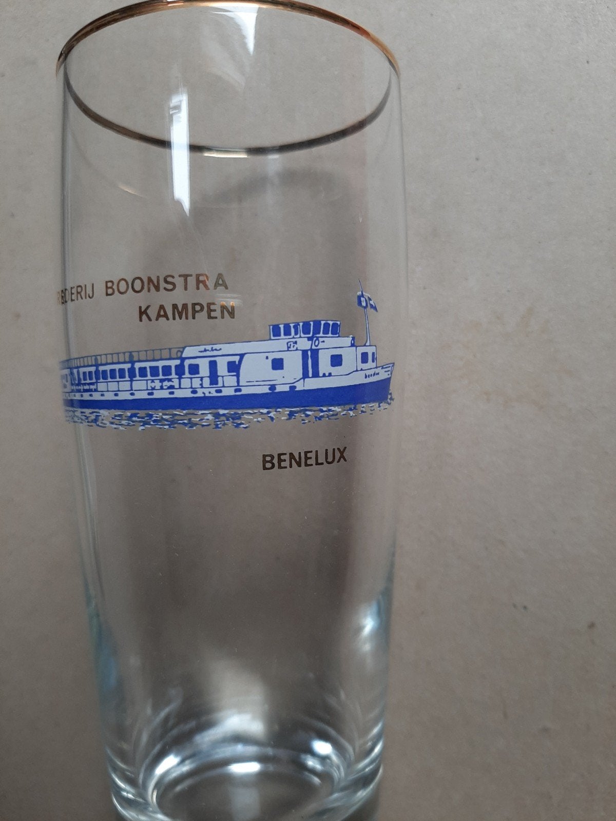 Glas Rederij Boonstra Kampen - Benelux, Ophalen of Verzenden