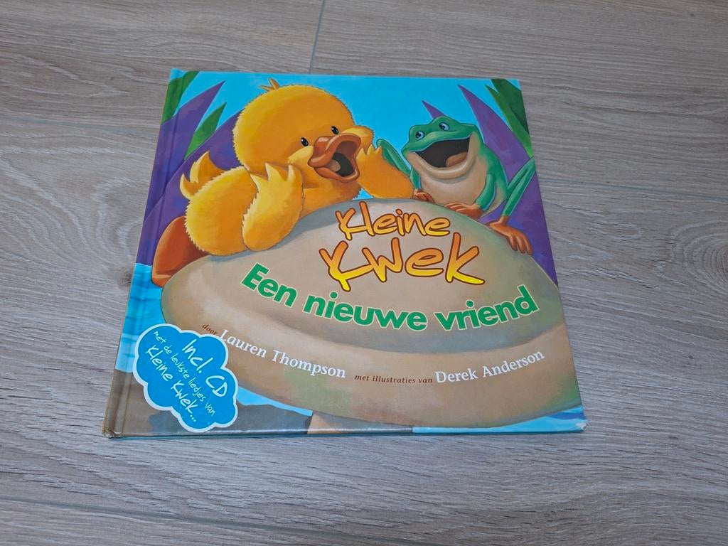 Boek Kleine kwek een nieuwe vriend - Lauren Thompson, 3 tot 4 jaar, Zo goed als nieuw, Lauren thompson, Ophalen of Verzenden