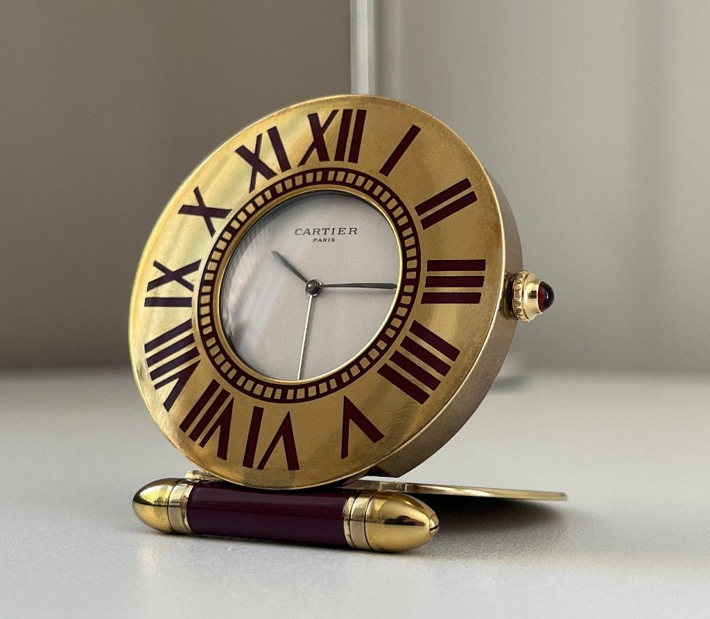 Cartier Pendulette - incl. box, Ophalen of Verzenden