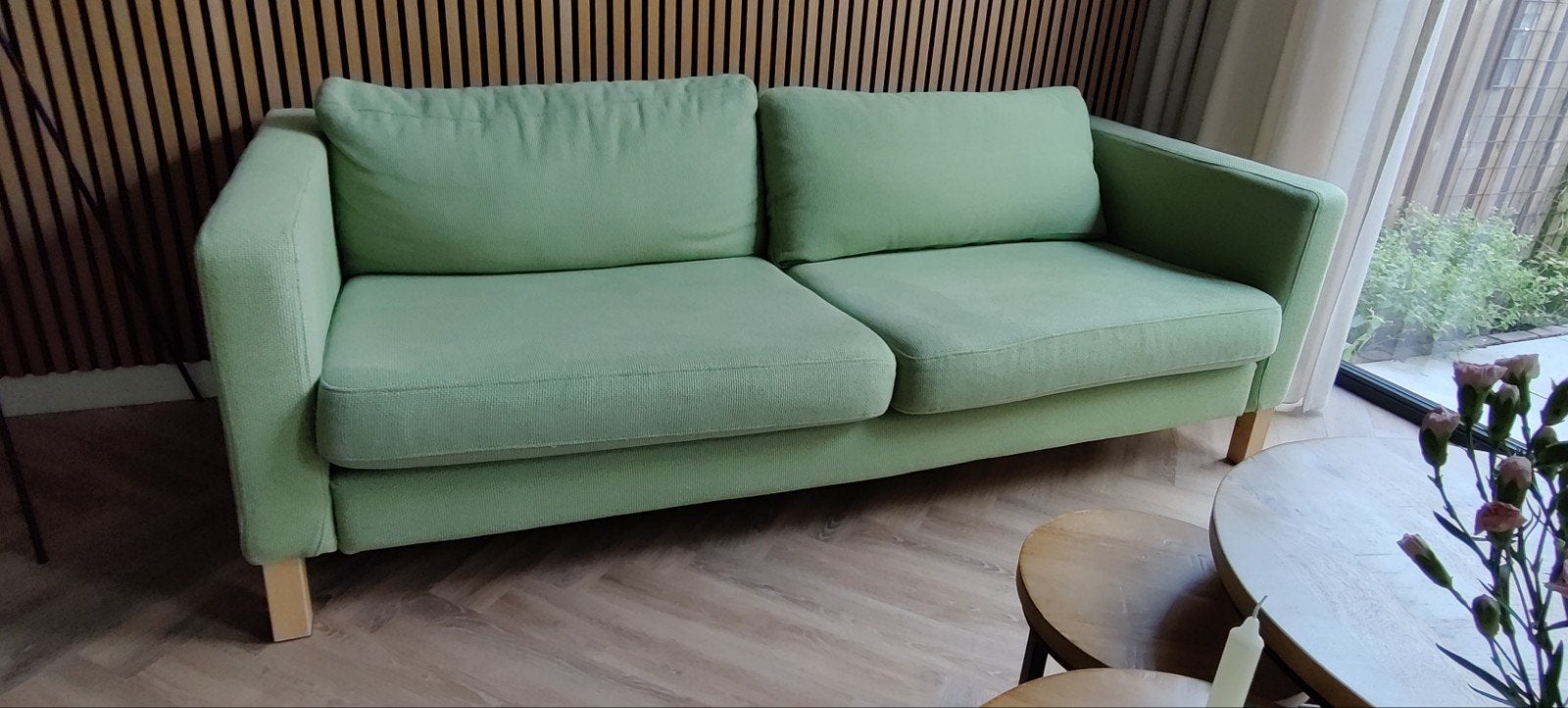Bank karlstad ikea TEAB, Ophalen, Gebruikt, Driepersoons, 75 tot 100 cm