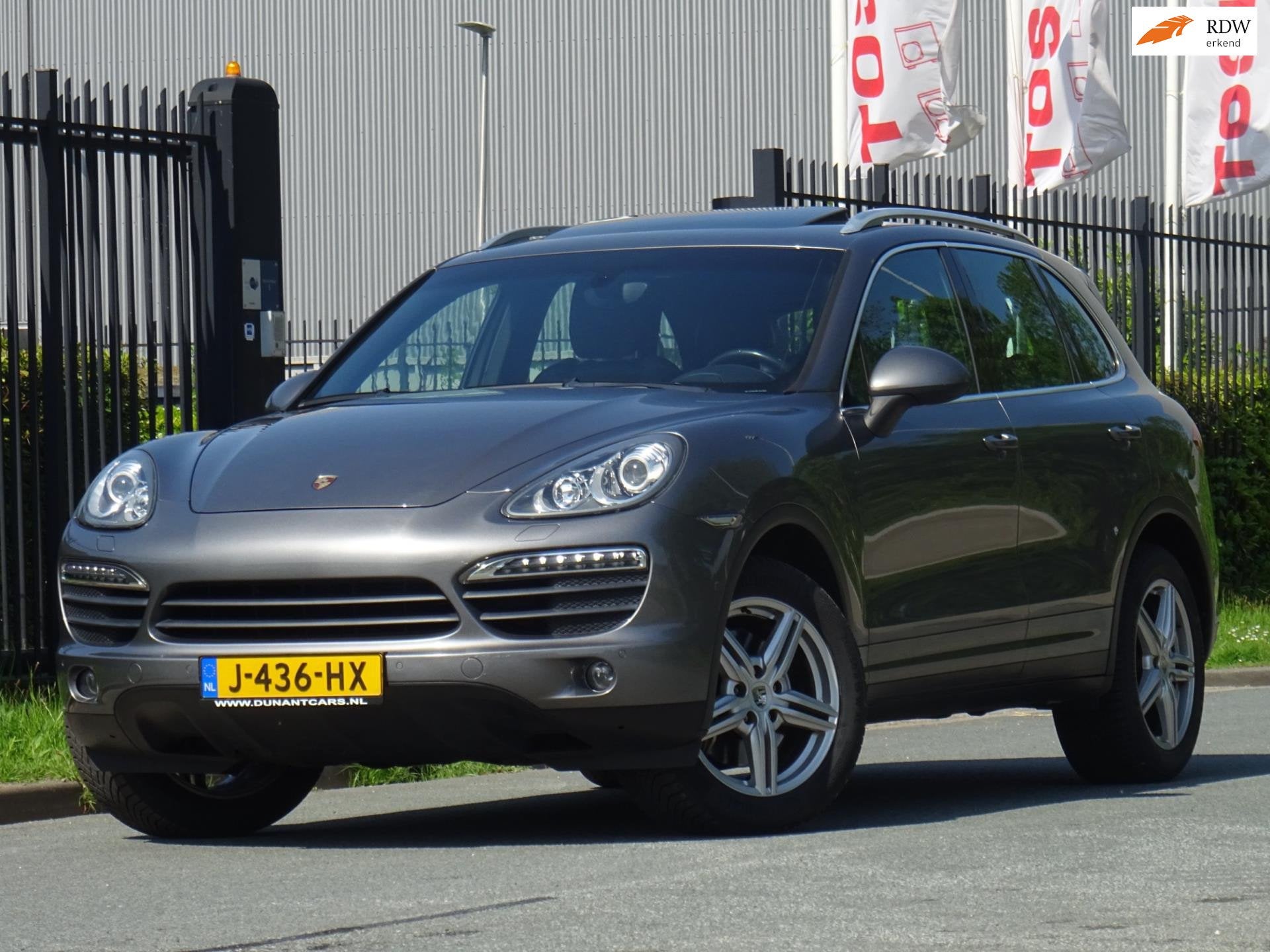 Porsche Cayenne 4.8 S LEER/NAVI/MEMORY/OPENDAK/NW APK, Automaat, Gebruikt, Bedrijf, 2040 kg
