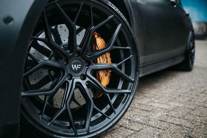 Set 21 inch breedset WheelForce HE1-FF 5x112 velgen E63s AMG, Auto-onderdelen, Banden en Velgen, Niet ingevuld, 265 mm, Banden en Velgen