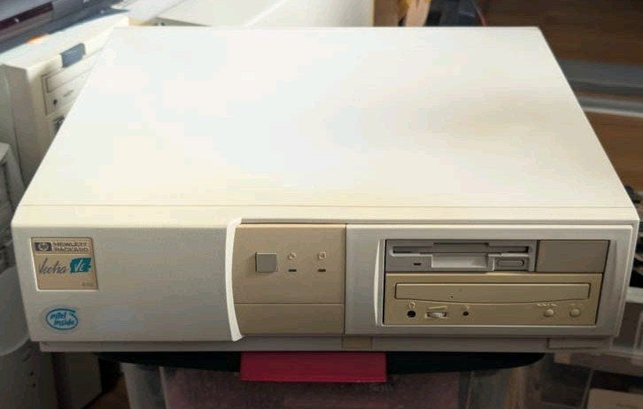 HP Vectra VE DX2-50MHz Retro PC met PS/2 en PCI, Computers en Software, Ophalen, HP