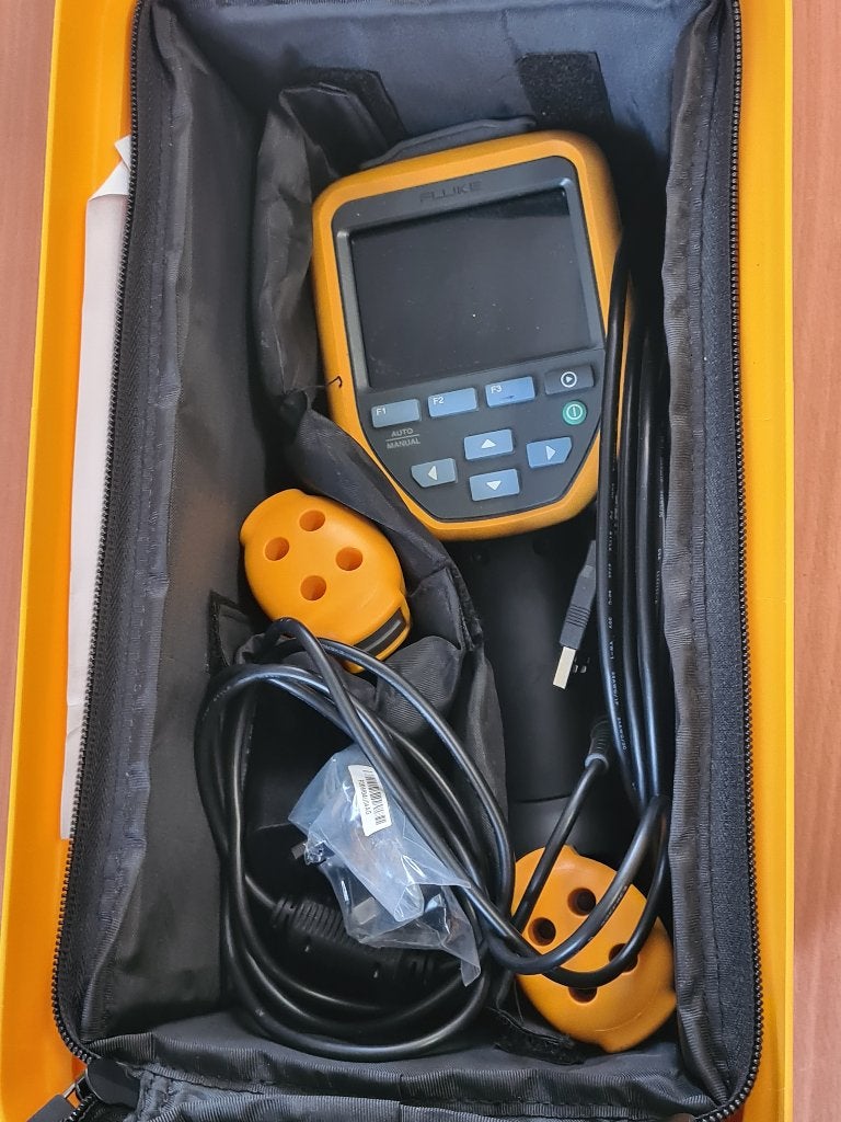 Fluke warmteverliesmeter infra rood, Ophalen