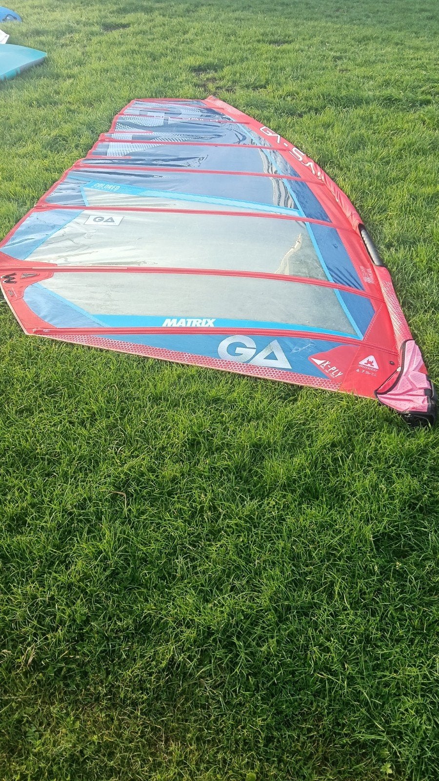 Gaastra Matrix 6.7 overjarig uit 2021 met mast en verlenger, Watersport en Boten, Windsurfen, Ophalen, Gebruikt, Gaastra, 6.5 m² tot 8 m²
