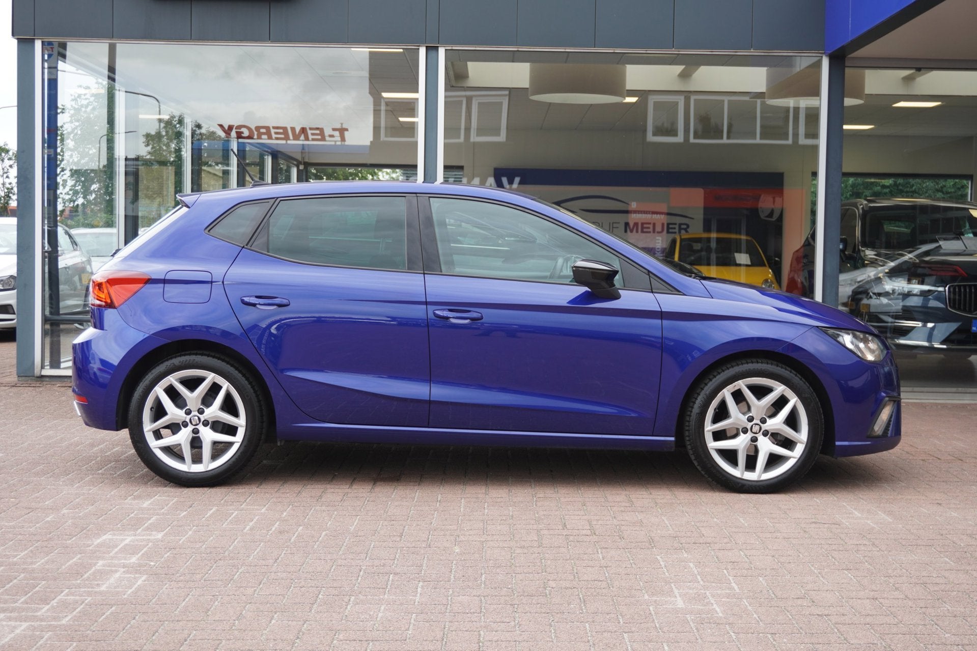 Seat Ibiza 1.0 TSI FR Business Intense | Airco | Carplay | V, Auto's, Dealer onderhouden, Stof, Blauw, Ibiza