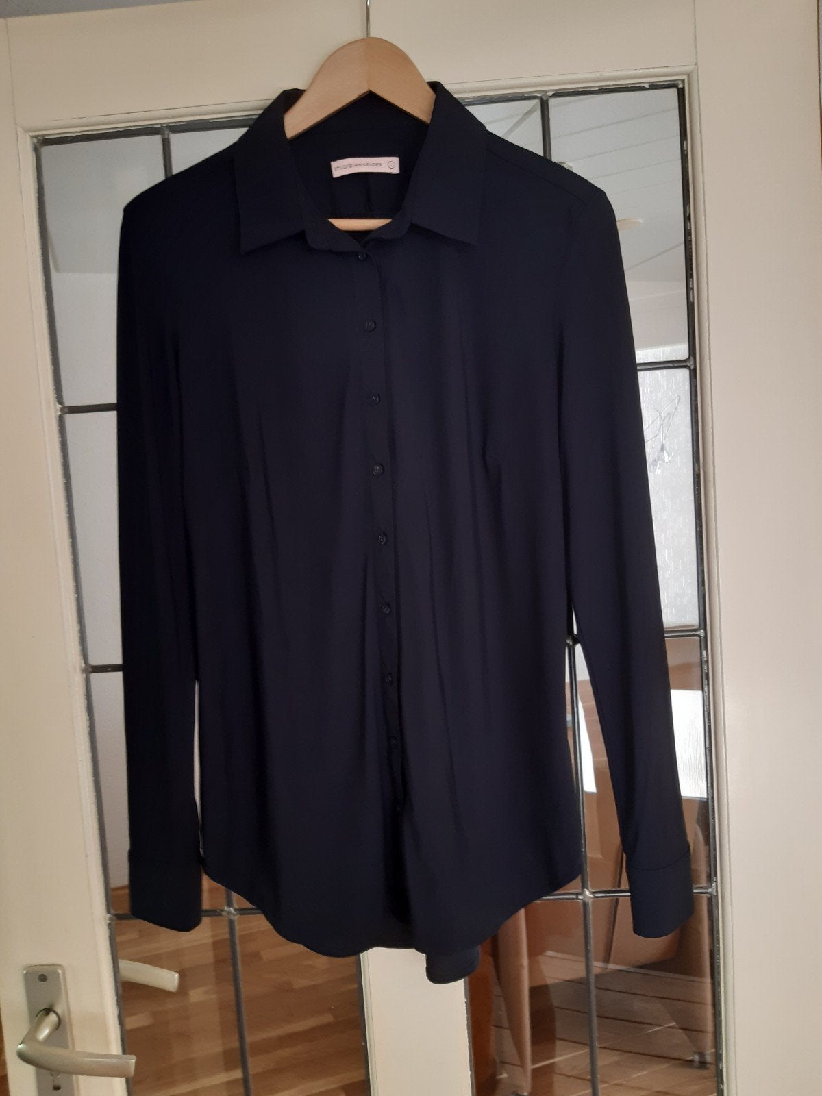 Prachtige Studio Anneloes travel blouse, donkerblauw, mt L, Studio Anneloes, Blauw, Maat 42/44 (L), Ophalen of Verzenden