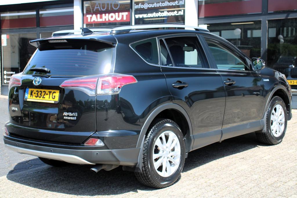 Toyota RAV4 2.5 Hybrid AWD Executive | LEER, CAMERA, NAVI, E, Automaat, Gebruikt, Euro 6, Zwart