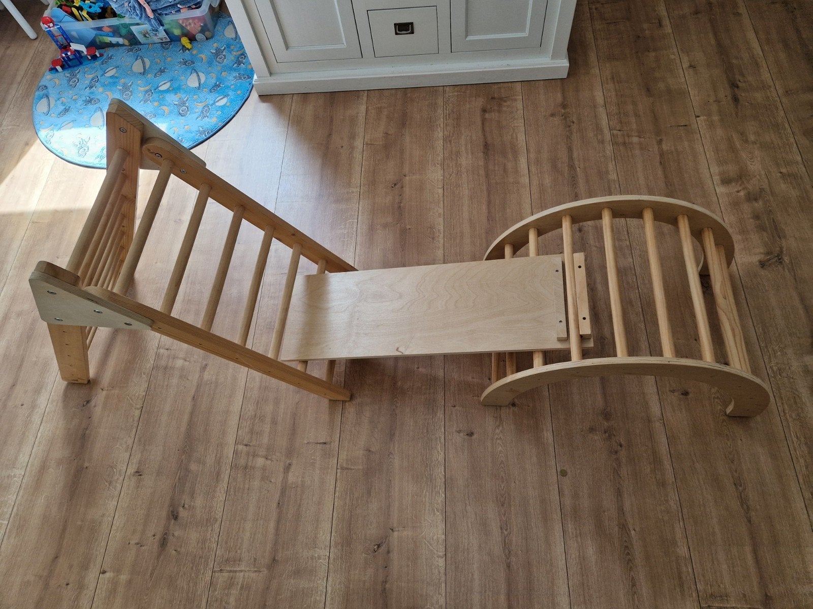 Houten klimrek 3-delig in goede staat!, Ophalen, Zo goed als nieuw, Minder dan 140 cm, Minder dan 70 cm