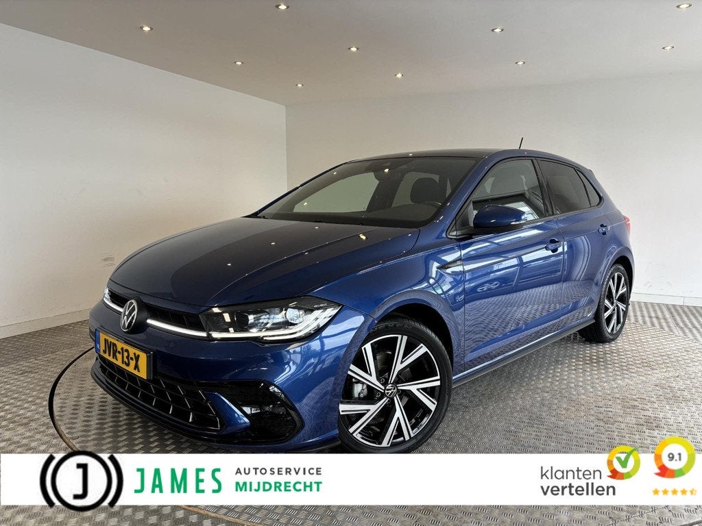 Volkswagen Polo 1.0 TSI R-Line Business 110pk Automaat, Open, Stof, Gebruikt, Euro 6, Bedrijf