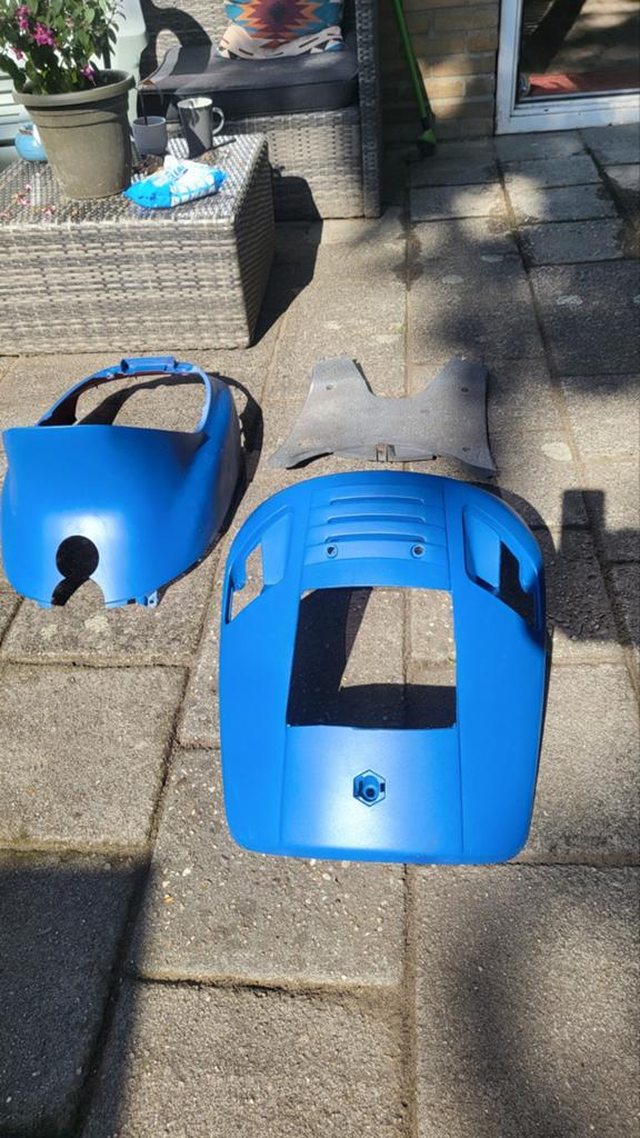 Kappen voor de scooter, Ophalen, Kap