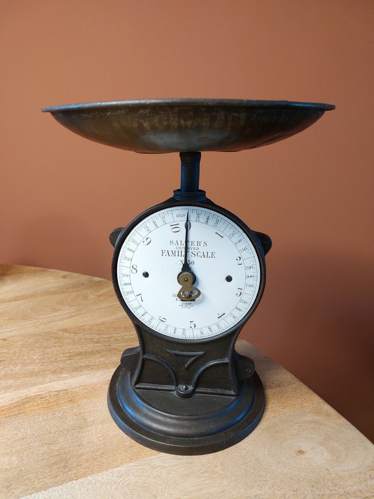 Antieke Salter's Family Scale No. 50 keukenweegschaal, Ophalen of Verzenden