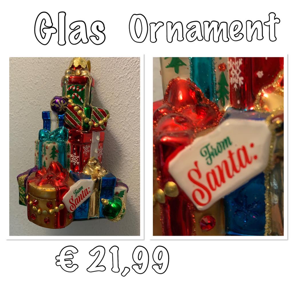 Glas ornament Kurt Adler Nieuw, Ophalen of Verzenden, Nieuw