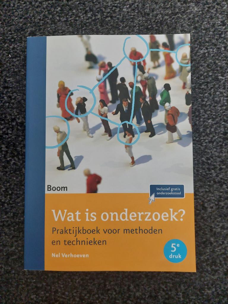 Wat is onderzoek? Praktijkboek 5e druk - Nel Verhoeven, Boeken, Ophalen of Verzenden, Gamma, Zo goed als nieuw, HBO