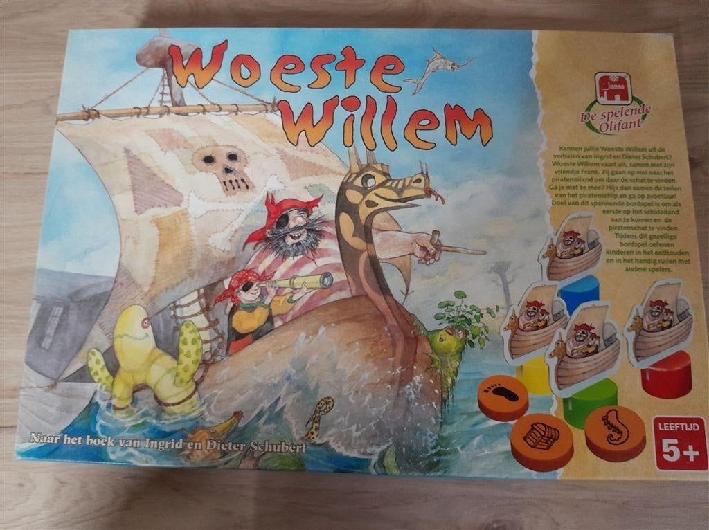 Woeste Willem - s1297, Hobby en Vrije tijd, Gezelschapsspellen | Bordspellen, Verzenden, Zo goed als nieuw