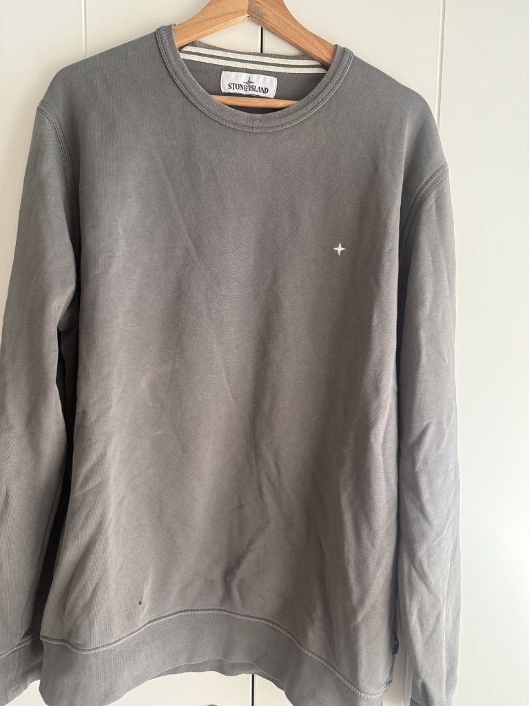 Stone island sweater grijs - Maat XL, EU, Maat 56/58 (XL), Ophalen of Verzenden, Stone Island