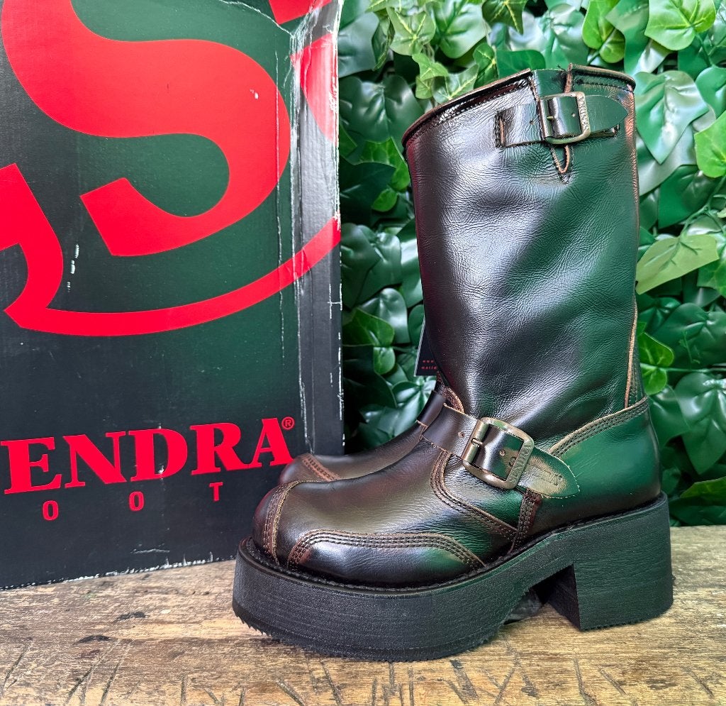 stoere vintage biker boots van Sendra maat 38