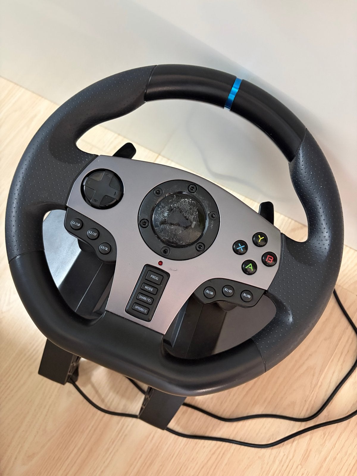 PXN V9 Gaming Stuur met Pedalen en Shifter, Racestuur, Gebruikt, Force feedback, PC