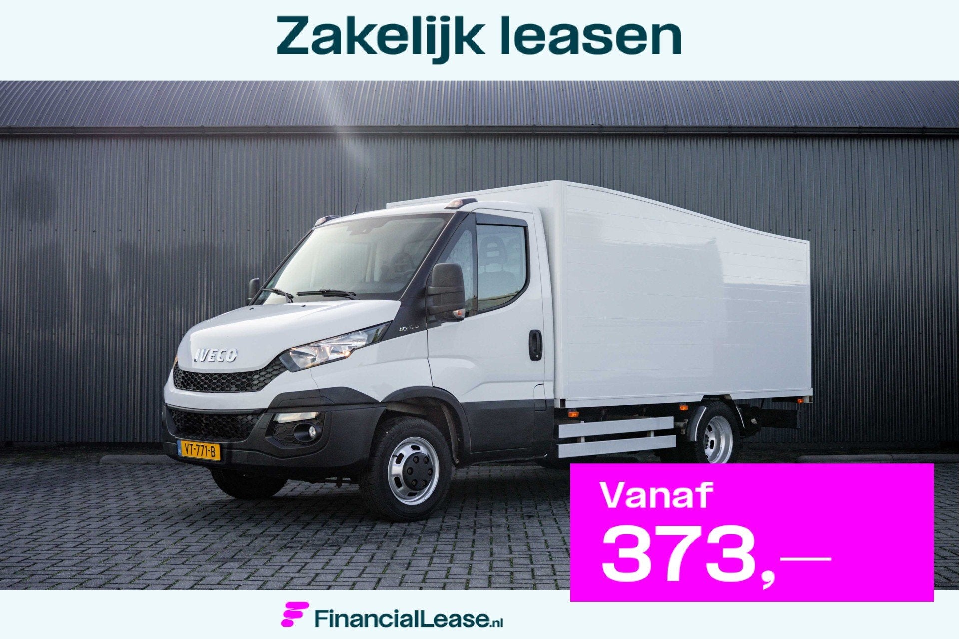 Iveco Daily 40C17 3.0L | 170 PK | 3-Zits | Navi | Climate |, Euro 5, Zwart, 4 cilinders, Iveco