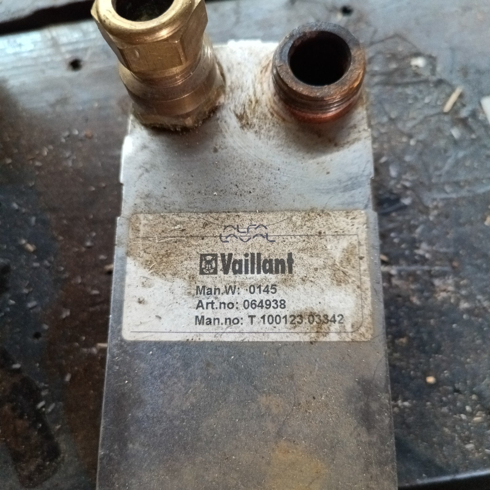 Vaillant warmtewisselaar 064938 - Gebruikt, Doe-het-zelf en Verbouw, Ophalen of Verzenden, Gebruikt, Cv-ketel of Combi-ketel