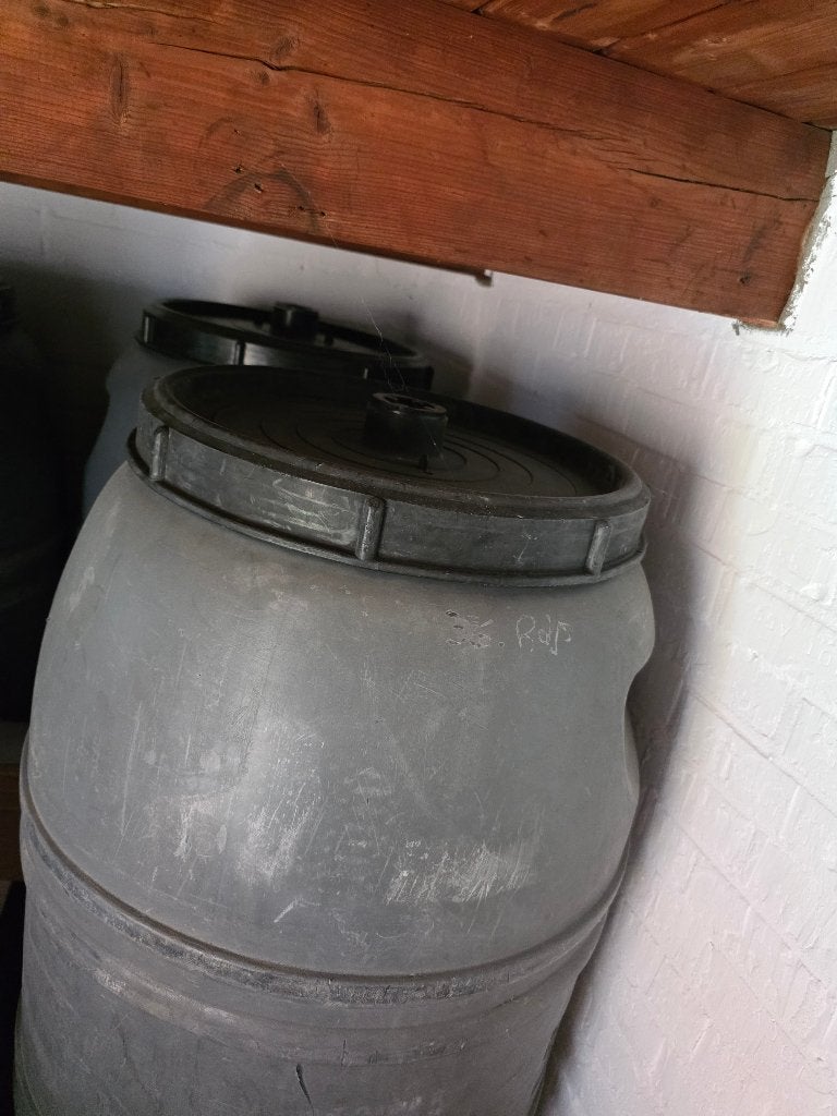 Tonnen 10 stuks, 150 liter of meer, Ophalen, Gebruikt, Kunststof