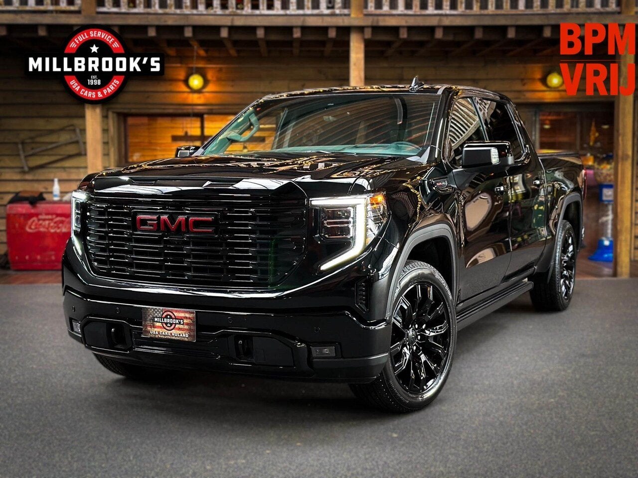 GMC Sierra Denali 6.2L V8, BPM VRIJ, 360 camera, adaptieve c, Automaat, 8 cilinders, 4 stoelen, Zwart