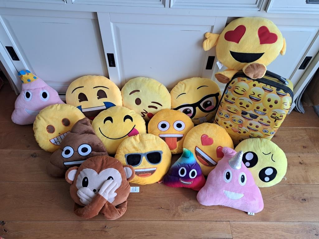 Emoji kussens, Ophalen, Zo goed als nieuw, Overige typen