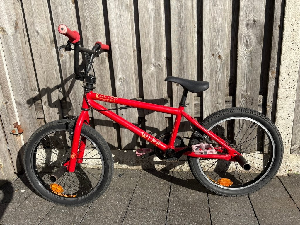 BMX fiets - Wipe, Staal, Velgrem, Voetsteunen, Ophalen