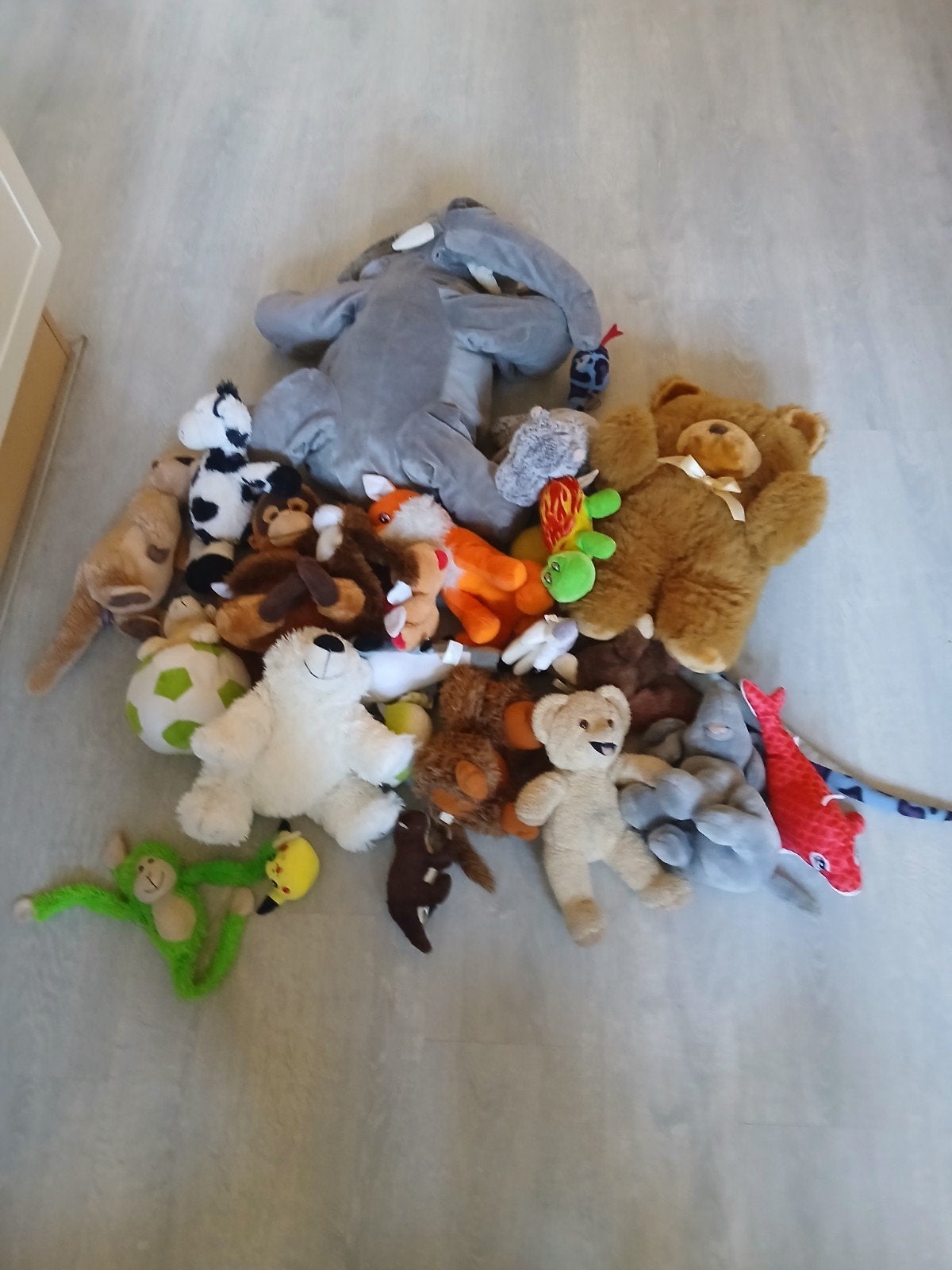 Knuffels, Ophalen