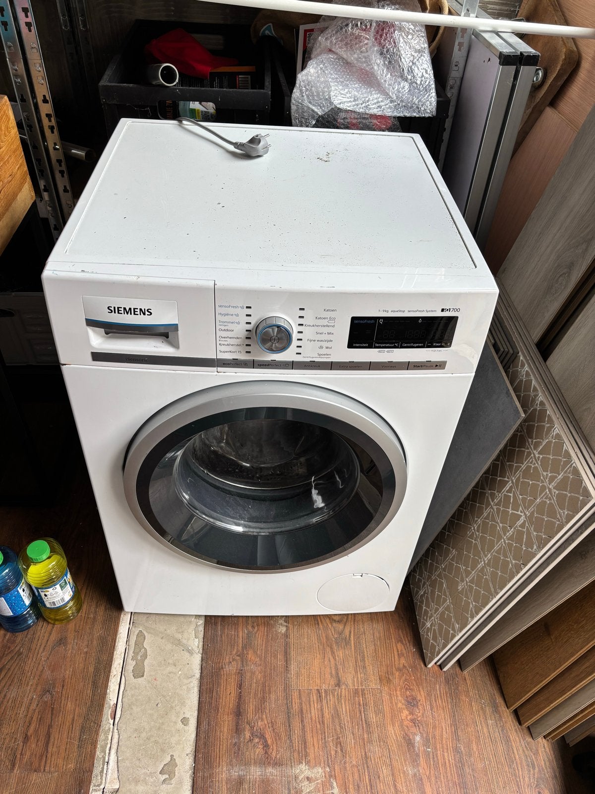 Siemens iQ700 Wasmachine, Ophalen, 1200 tot 1600 toeren, Gebruikt, 8 tot 10 kg