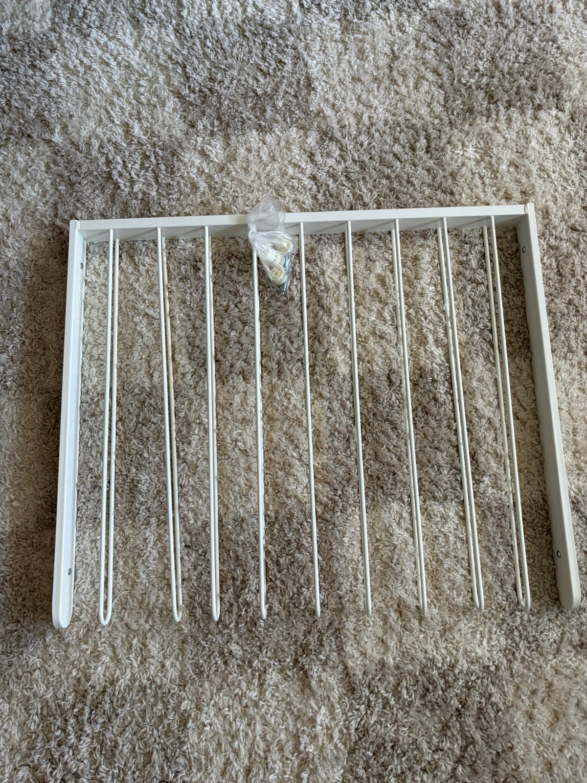 2x IKEA pax Komplement broekhanger wit 75 breed, Ophalen, 50 tot 100 cm, Zo goed als nieuw, Minder dan 100 cm