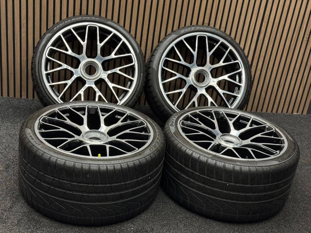 WINTER! Originele 20 inch Porsche 911 991 Turbo S Pirelli NO, Ophalen, 245 mm, ., Banden en Velgen