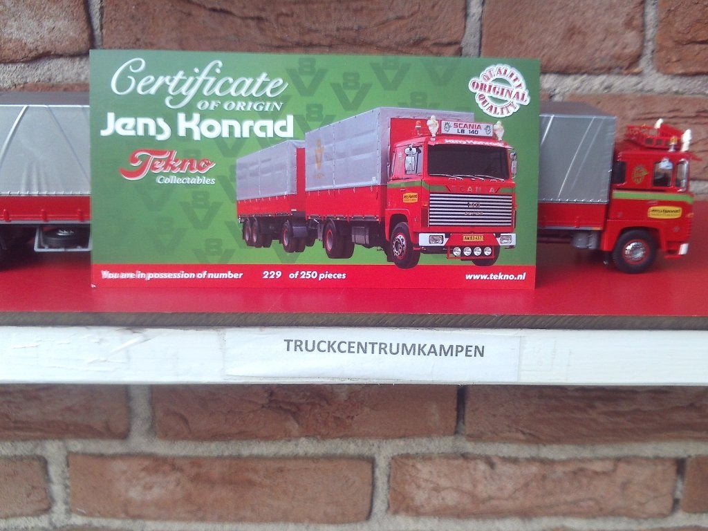 Tekno  Scania  140    van  Jens  Konrad., Hobby en Vrije tijd, Ophalen of Verzenden, Nieuw, Bus of Vrachtwagen, Tekno