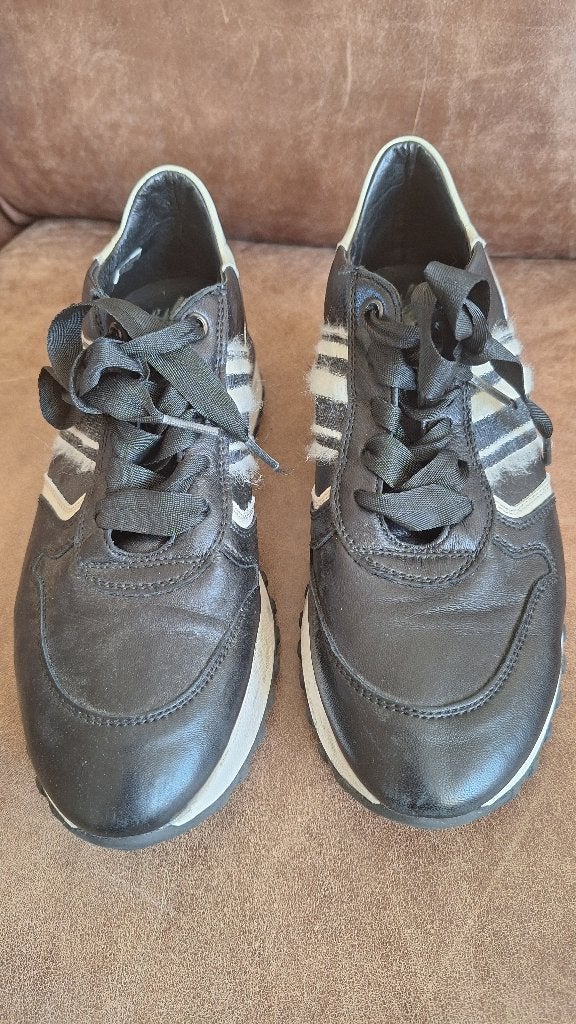 Zwarte sneakers DL sports maat 40, DL sports, Zwart, Ophalen of Verzenden, Sneakers of Gympen
