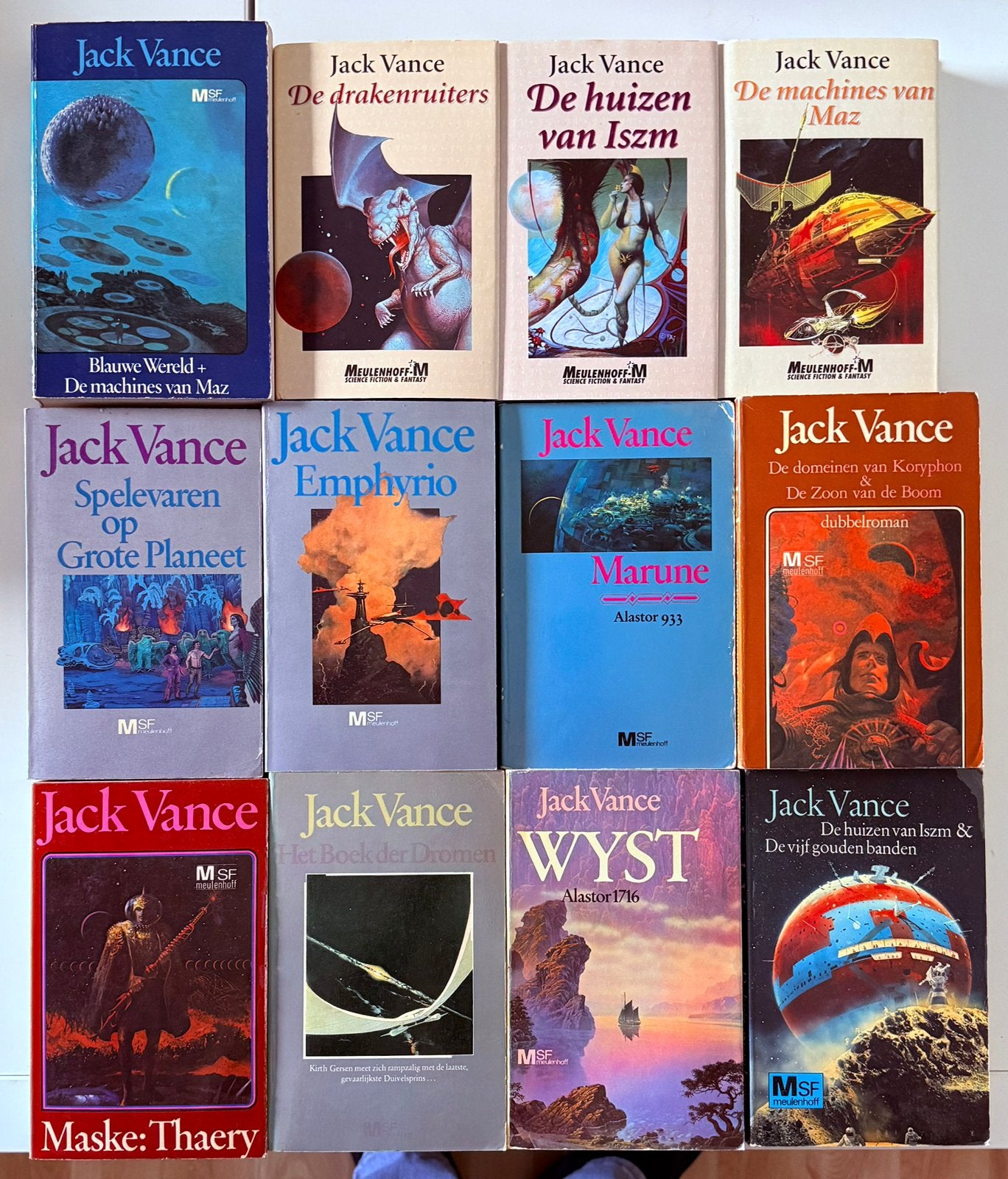 Jack Vance - 12 delen in 1 koop, Boeken, Ophalen of Verzenden, Zo goed als nieuw