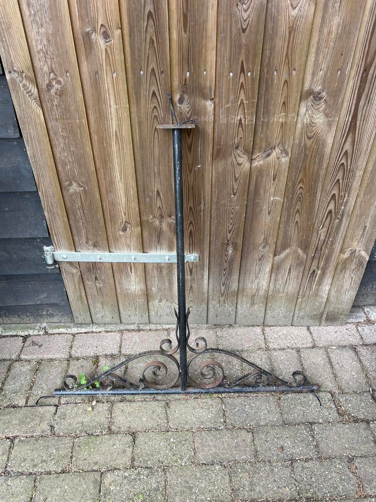 Smeedijzeren beugel voor boeren keukenlamp of uithangbord, Ophalen, Gebruikt