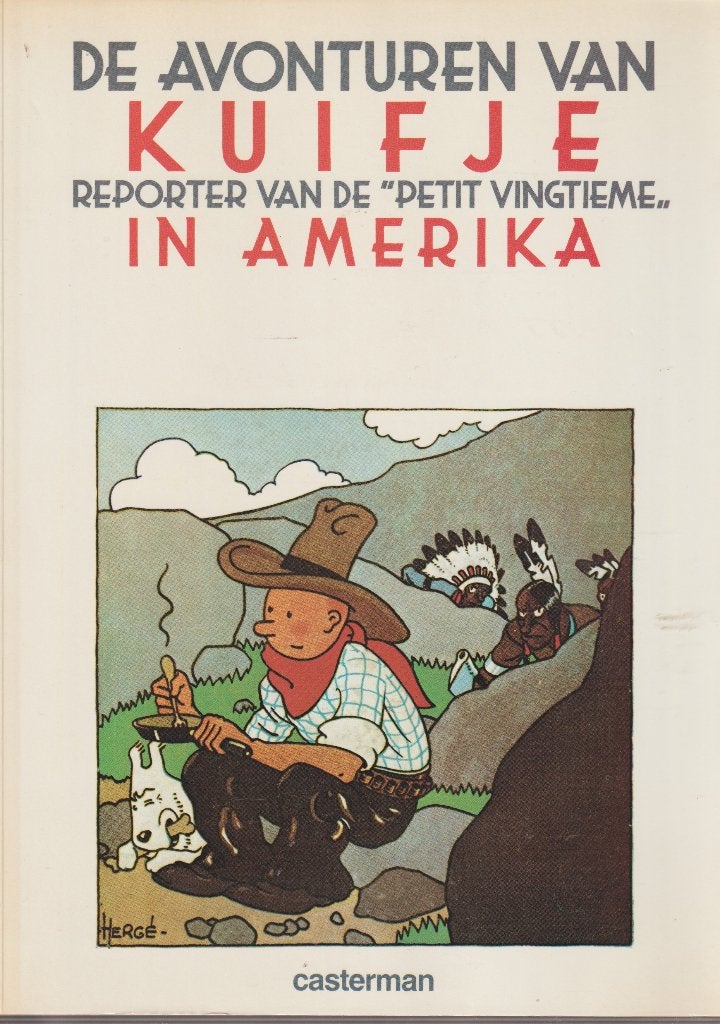 Kuifje facsimile vooroorlogs In Amerika softcover, Boeken, Eén stripboek, Ophalen of Verzenden, Zo goed als nieuw