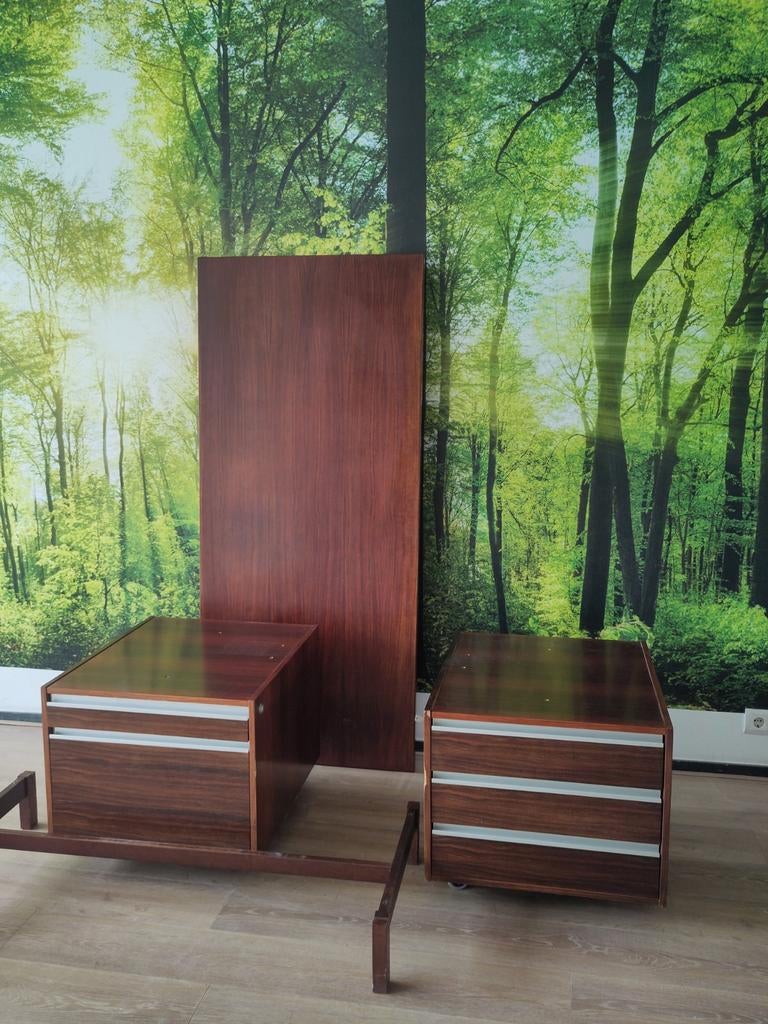 Vintage houten bureau Fristho Kho Liang Ie palissander hout, Huis en Inrichting, Ophalen, Gebruikt, 120 cm, Scandinavisch