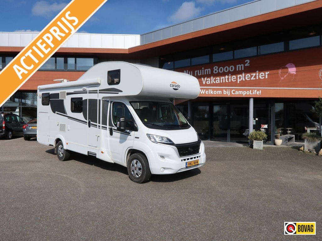 Carado A464, Caravans en Kamperen, Campers, Alkoof, Fiat, Treinzit, Buitenlamp