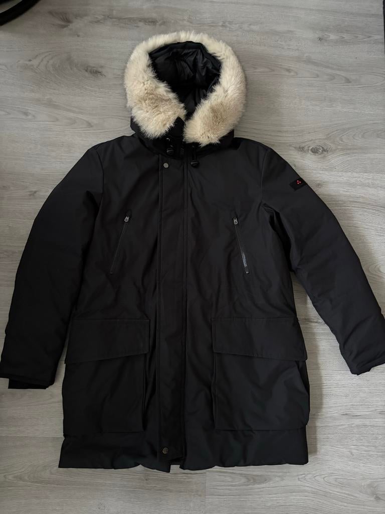 Peuterey jas, zwart, maat L, nieuw zonder prijskaartje, Kleding | Heren, Jassen | Winter, Ophalen of Verzenden, Nieuw, Maat 52/54 (L)
