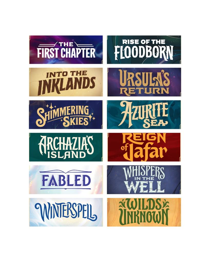 Van alle sets Common en Uncommon kaarten lorcana disney, Hobby en Vrije tijd, Verzamelkaartspellen | Overige, Ophalen of Verzenden
