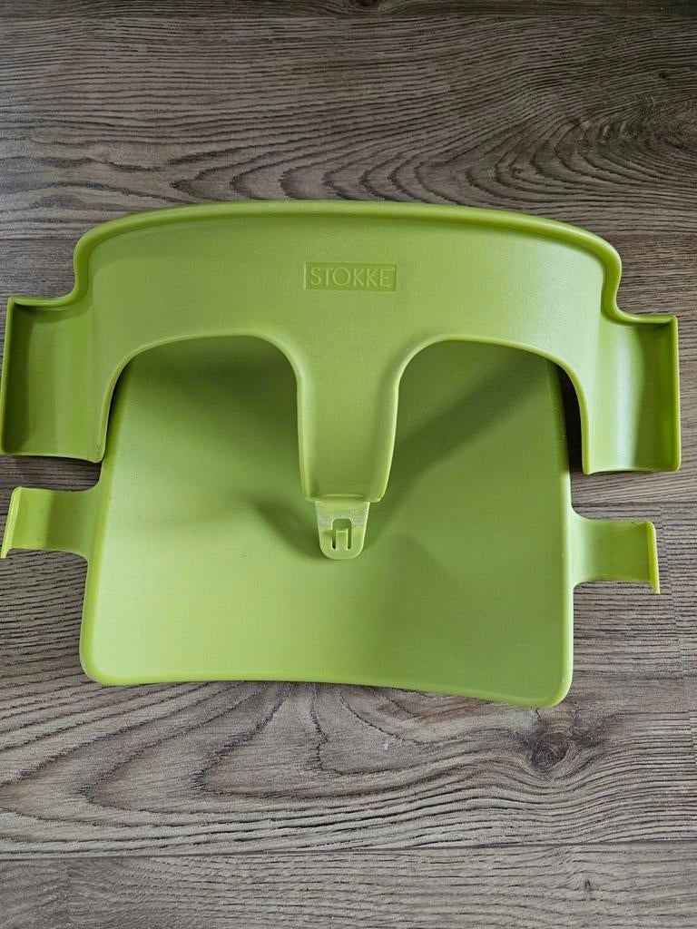 Stokke Tripp Trapp/Trip Trap Baby Set - Groen, Kinderen en Baby's, Kinderstoelen, Ophalen, Zo goed als nieuw, Meegroeistoel