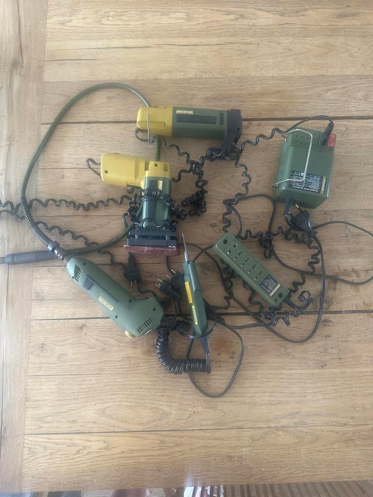 Proxxon Elektrisch Gereedschap Set - Modelbouw & Hobby, Doe-het-zelf en Verbouw, Gereedschap | Schuurmachines, Gebruikt, Overige typen