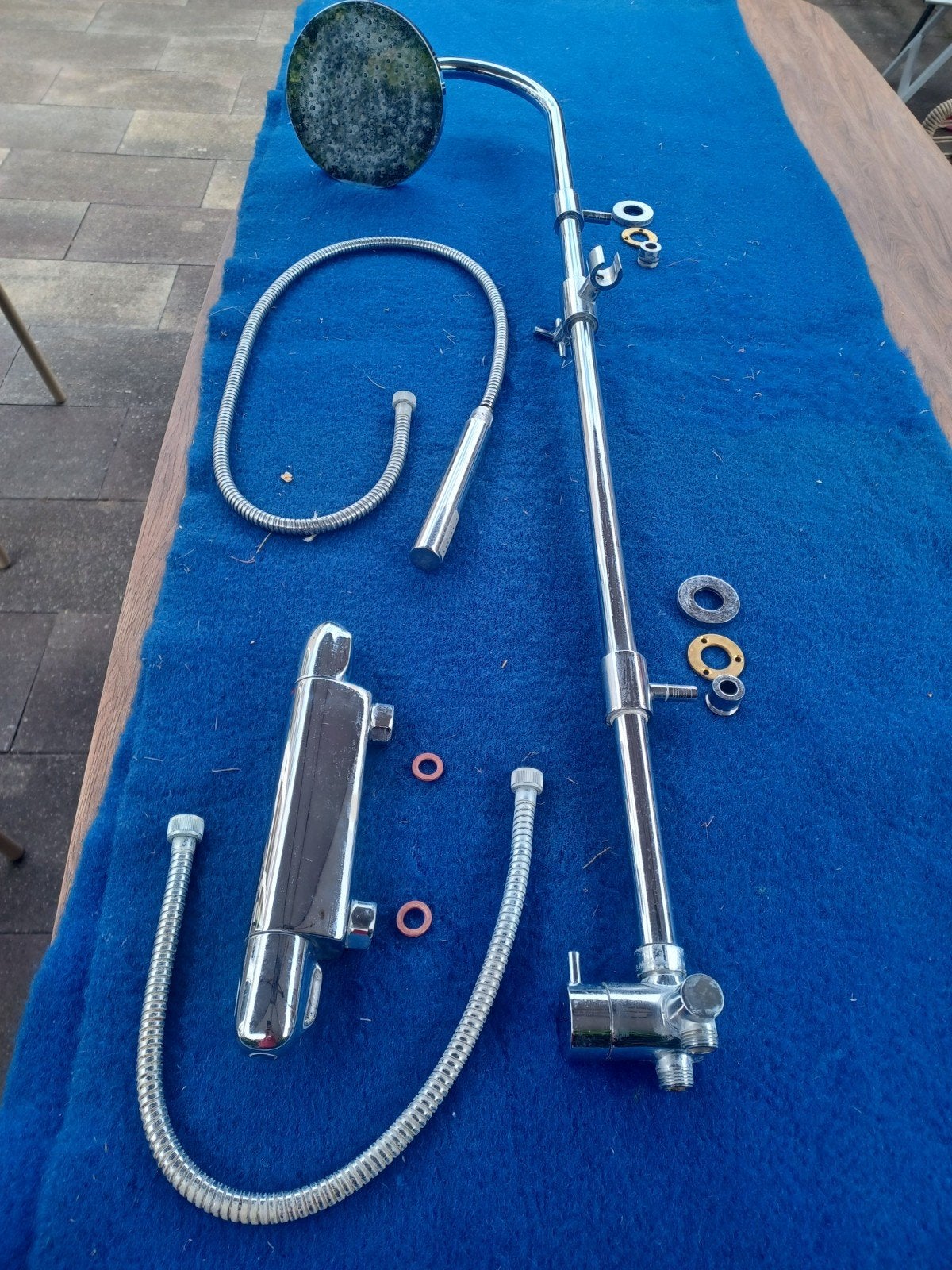 Grohe thermosstatische doucheset, Ophalen, Gebruikt, Chroom, Douche