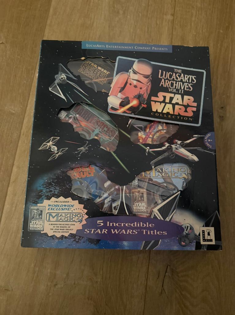 Lucas arts the archive msdos big box retro, Spelcomputers en Games, Games | Pc, 1 speler, Ophalen of Verzenden, Zo goed als nieuw