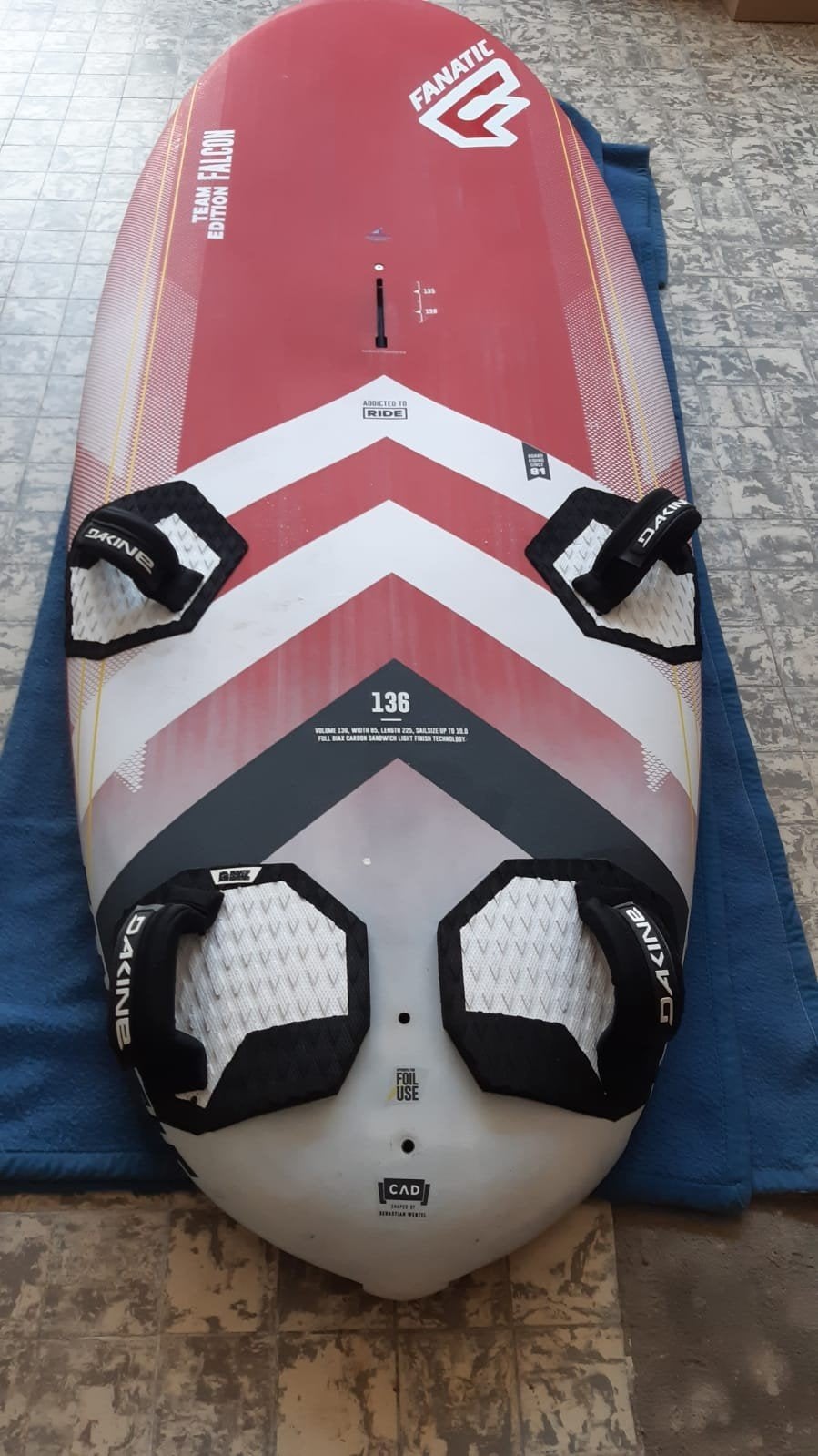 Fanatic falcon team edition 136 lt, Ophalen, Gebruikt, Plank