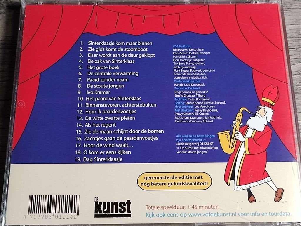 VOF De Kunst ‎– Sinterklaasfeest Met VOF De Kunst, Ophalen of Verzenden, Zo goed als nieuw